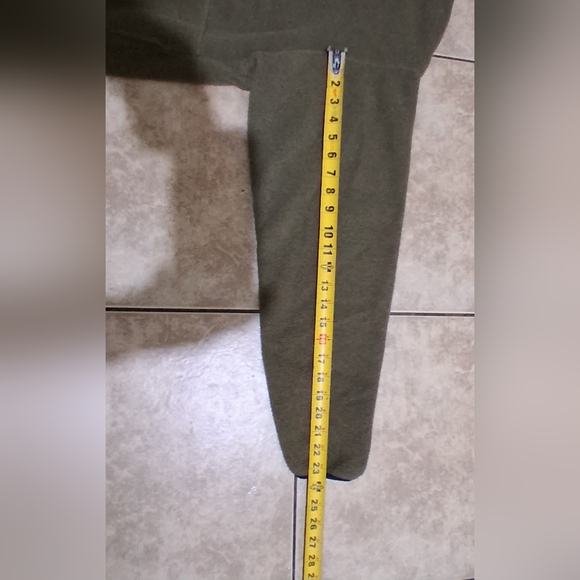 Patagonia Synchilla Olive Green Fleece Pullover Sz.L - Picture 4 of 8